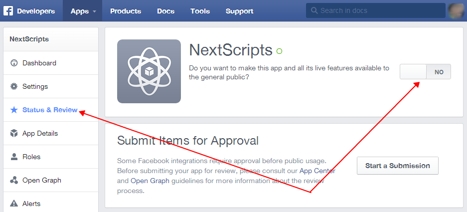 Use your school's Facebook developer accounts - Social Media