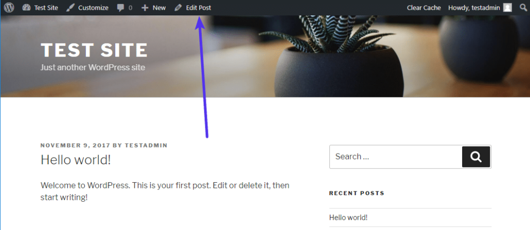wordpress admin panel 2
